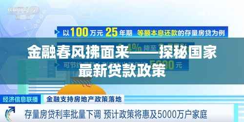 金融春风拂面来——探秘国家最新贷款政策
