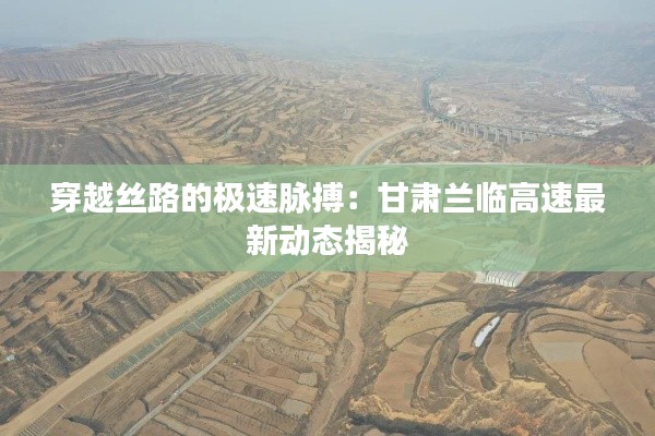 穿越丝路的极速脉搏:甘肃兰临高速最新动态揭秘
