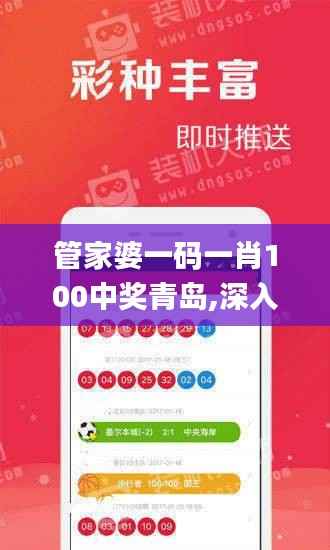 管家婆一码一肖100中奖青岛,深入解析策略数据_nShop4.918