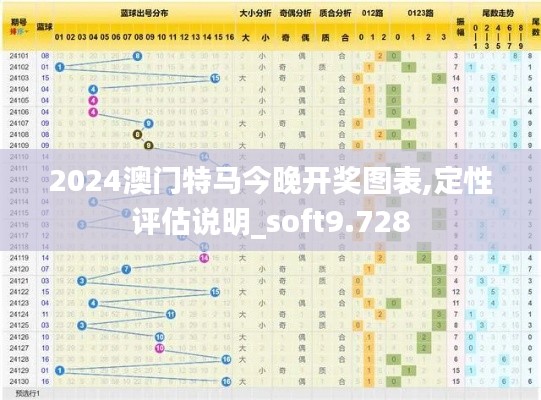 2024澳门特马今晚开奖图表,定性评估说明_soft9.728