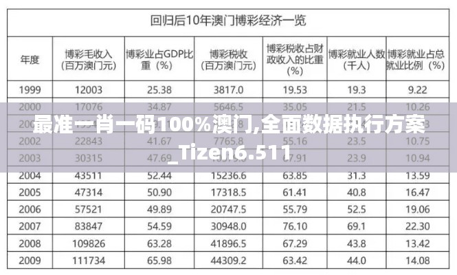 最准一肖一码100%澳门,全面数据执行方案_Tizen6.511