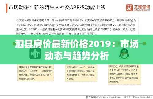 泗县房价最新价格2019:市场动态与趋势分析