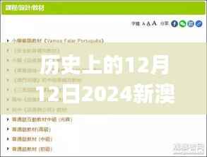 历史上的12月12日2024新澳最准的免费资料,持久性方案解析_PalmOS16.536