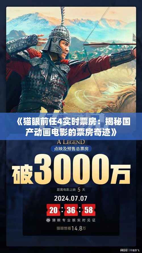 《猫眼前任4实时票房:揭秘国产动画电影的票房奇迹》