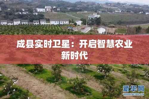成县实时卫星:开启智慧农业新时代