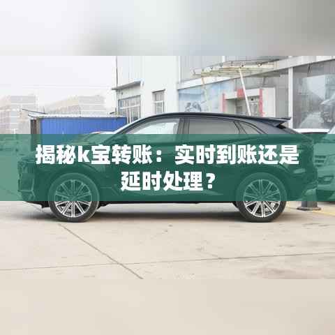 揭秘k宝转账:实时到账还是延时处理?