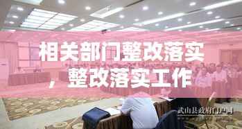 相关部门整改落实,整改落实工作