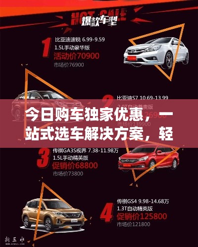 今日购车独家优惠,一站式选车解决方案,轻松选购心仪座驾