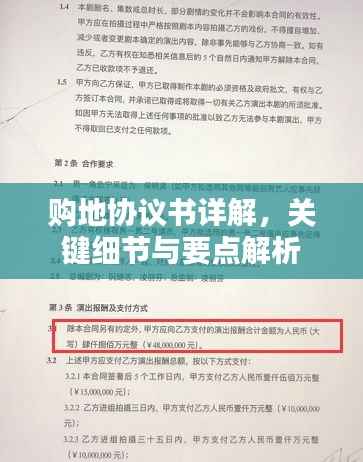购地协议书详解,关键细节与要点解析