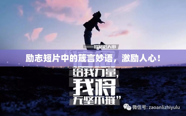 励志短片中的箴言妙语,激励人心!