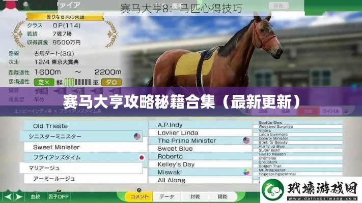 赛马大亨攻略秘籍合集(最新更新)