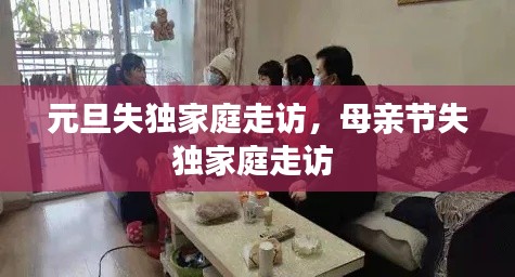 元旦失独家庭走访,母亲节失独家庭走访